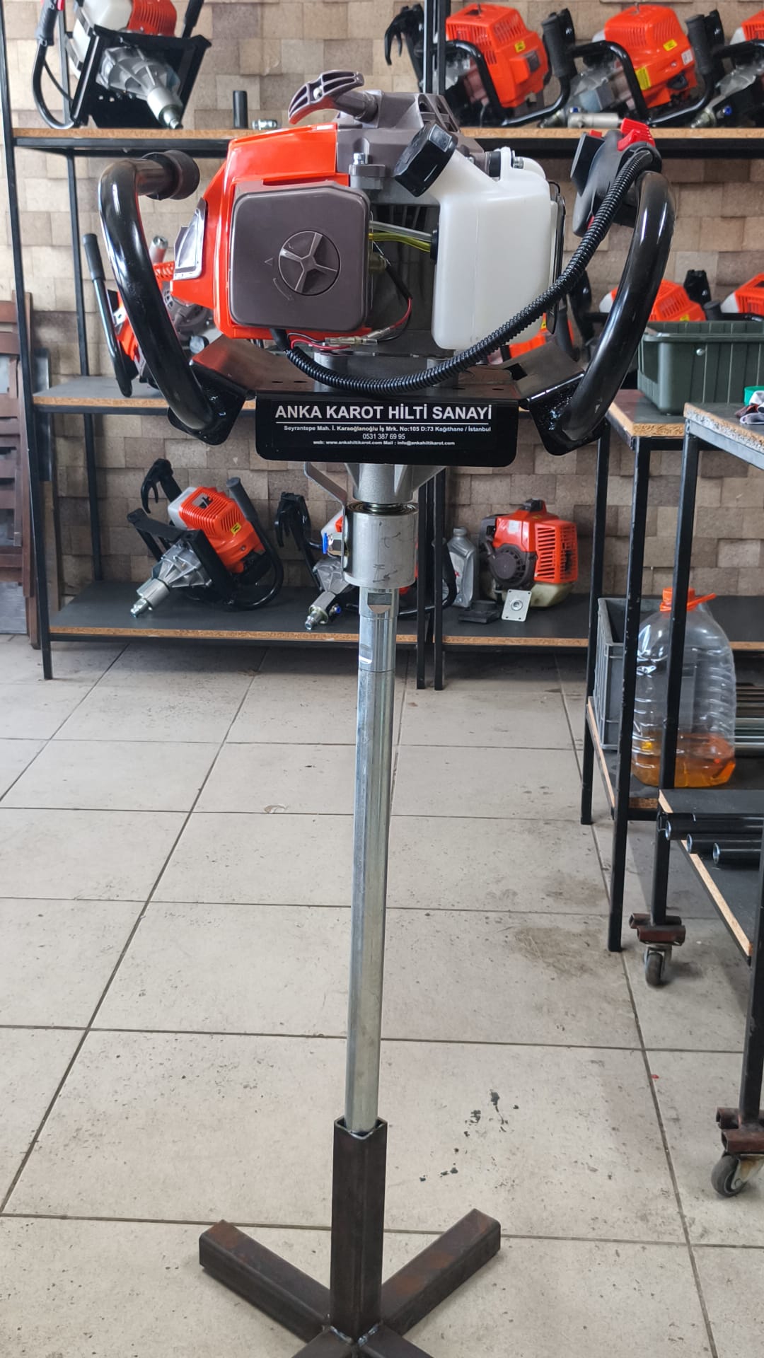 5,5 Redüktörlü El Karot Makinesi